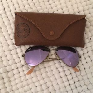 Ray Bans, Aviators. 55